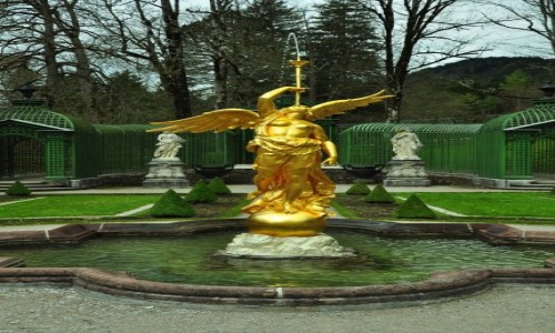 Zdjcie NIEMCY / Bawaria / Linderhof / Posg