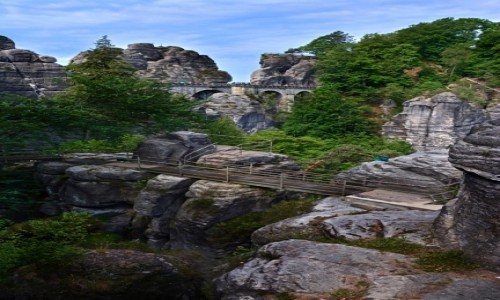 Zdjcie NIEMCY / Saksonia / Bastei / Bastei