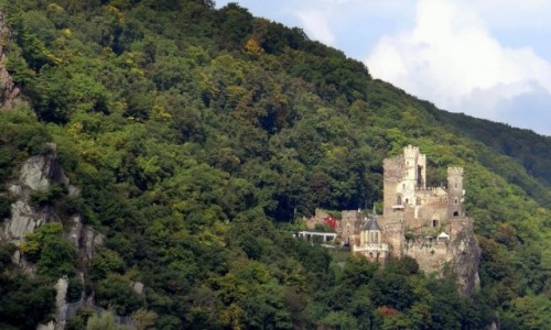 Zdjęcie NIEMCY / Hessen / Trechtingshausen / Zamek Rheinstein