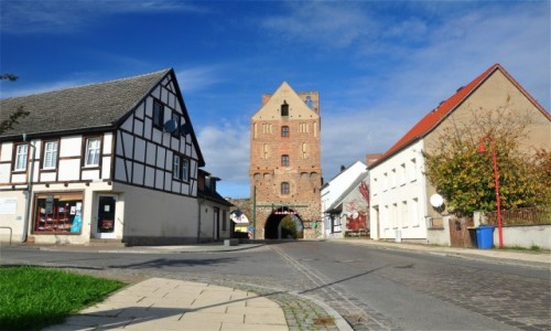 Zdj�cie NIEMCY / Brandenburgia / Gartz (Oder) / Brama Szczeci�ska (Stettiner Tor) w Gartz