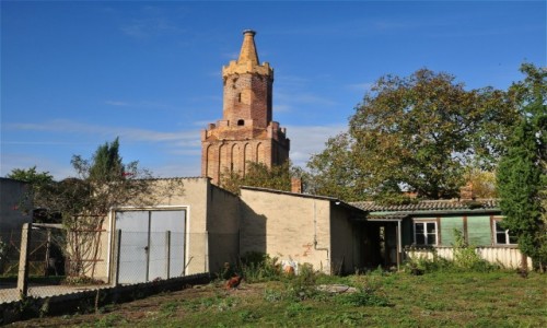 Zdj�cie NIEMCY / Brandenburgia / Gartz (Oder) / Baszta Bociania w Gartz (Oder)