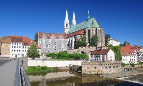 Zdjęcie NIEMCY / Saksonia / Goerlitz / Widok na Görlitz
