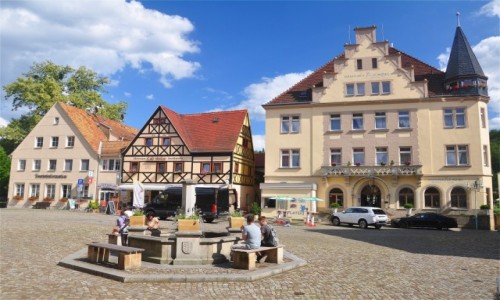 Zdjęcie NIEMCY / Saksonia / Stadt Wehlen / Rynek w Stadt Wehlen