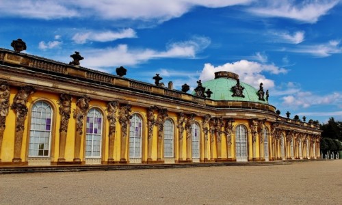 Zdjęcie NIEMCY / Brandenburgia / Poczdam / Pałac Sanssouci z 1747 roku