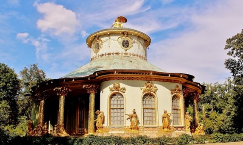 Zdjęcie NIEMCY / Brandenburgia / Poczdam / Pawilon chiński z 1764 roku w parku Sanssouci