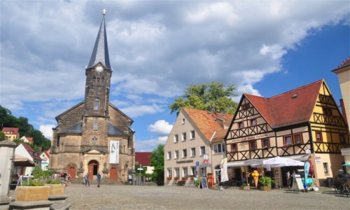 Zdjęcie NIEMCY / Saksonia / Stadt Wehlen / Na Rynku w Stadt Wehlen