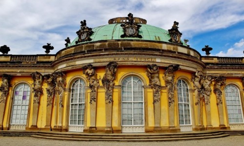 Zdjęcie NIEMCY / Brandenburgia / Poczdam / Pałac Sanssouci z 1747 roku