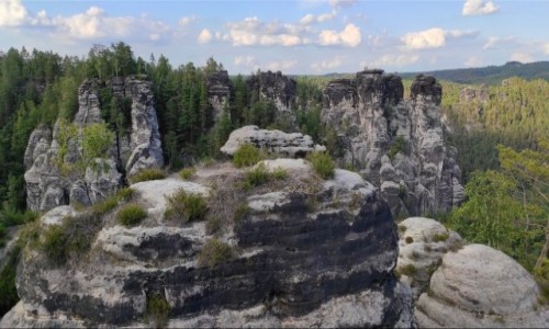 Zdj�cie NIEMCY / Saksonia / Bastei / Krajobrazy G�r Po�abskich