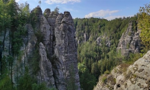 Zdjcie NIEMCY / Saksonia / Bastei / Gry Poabskie
