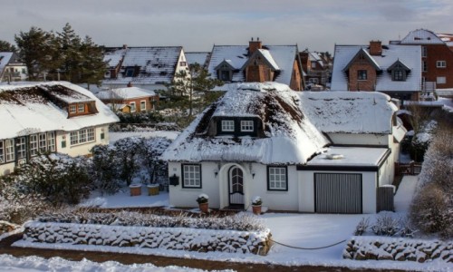 Zdjecie NIEMCY / Sylt / Westerland  / Zima na wyspie