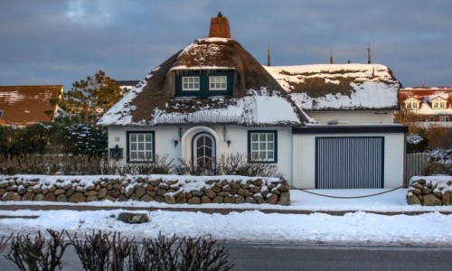 Zdjcie NIEMCY / Sylt / Westerland  / Zima na wyspie