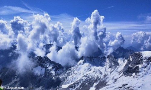 Zdjcie NIEMCY / Alpy Bawarskie / Zugspitze / Widok z Zugspitze