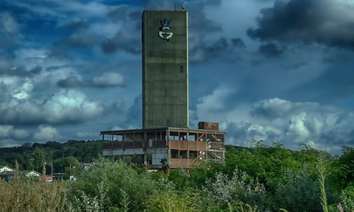 Zdjecie NIEMCY / Nadrenia Westfalia / Duesseldorf / Ruiny huty szkła III