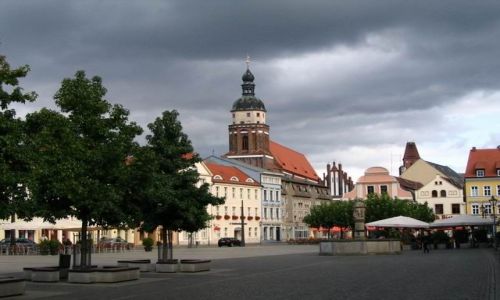 Zdjęcie NIEMCY / Europa / Cottbus / Rynek w Cottbus, Niemcy