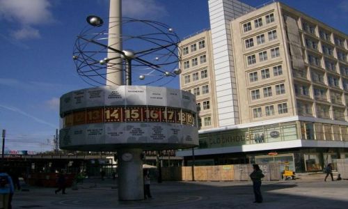 Zdjecie NIEMCY / Brandenburgia / Berlin / Alexanderplatz Weltzeituhr - Zegar