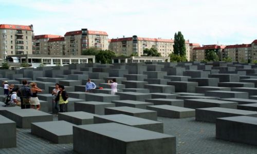NIEMCY / Brandenburgia / Berlin / Pomnik Ofiar Holokaustu