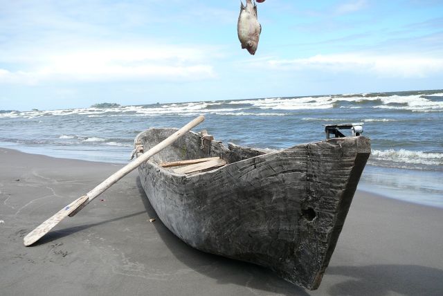 Zdjęcia: plaza, Ometepe, krajobraz z rybą, NIKARAGUA Zdjęcia: plaza, Ometepe, krajobraz z rybą, NIKARAGUA