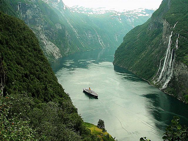 Zdjęcia: Norwegia, Fiord Geiranger, NORWEGIA Zdjęcia: Norwegia, Fiord Geiranger, NORWEGIA