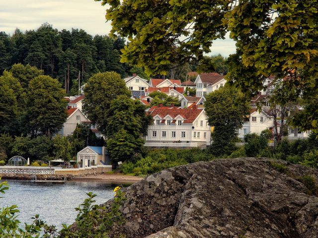 Zdjęcia: Drøbak Havn, Widok z portu, NORWEGIA Zdjęcia: Drøbak Havn, Widok z portu, NORWEGIA