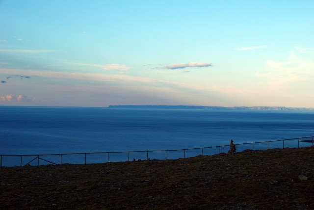 Zdj cia: Nordkapp, Finmark, Morze Barentsa i przyldek Nordkinn widoczne z Nordkapp, NORWEGIA