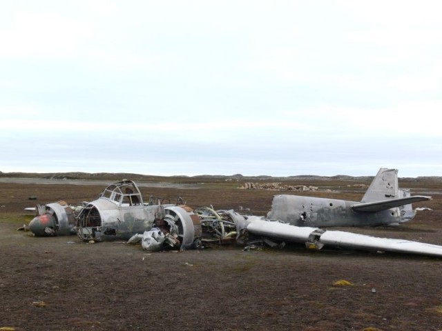 Zdj cia: Svalbard Zachodni, Szpicbergen, Junkers JU88, NORWEGIA Zdj cia: Svalbard Zachodni, Szpicbergen, Junkers JU88, NORWEGIA
