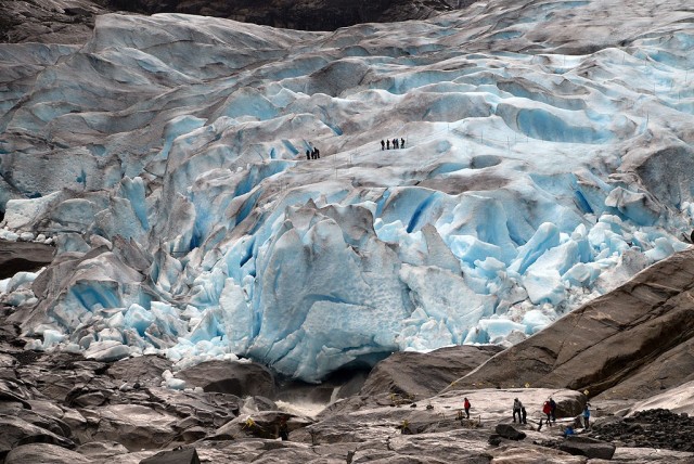 Zdj cia: Nigardsbreen, Sogn og Fjordane, Lodowiec Nigardsbreen, NORWEGIA Zdj cia: Nigardsbreen, Sogn og Fjordane, Lodowiec Nigardsbreen, NORWEGIA