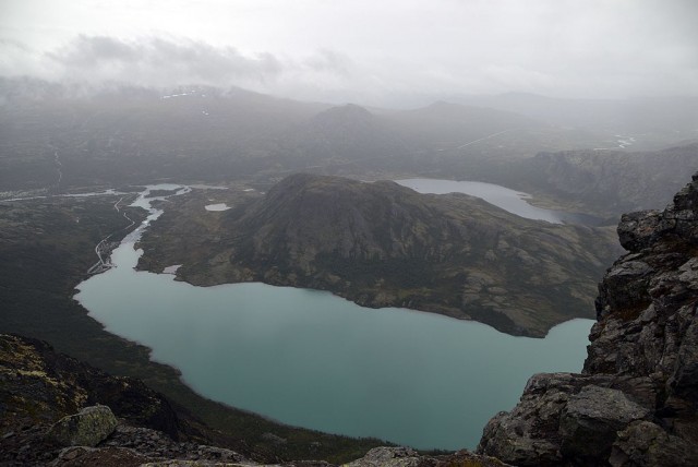 Zdj cia: Bessegen, Oppland, jezioro Gjende, NORWEGIA Zdj cia: Bessegen, Oppland, jezioro Gjende, NORWEGIA