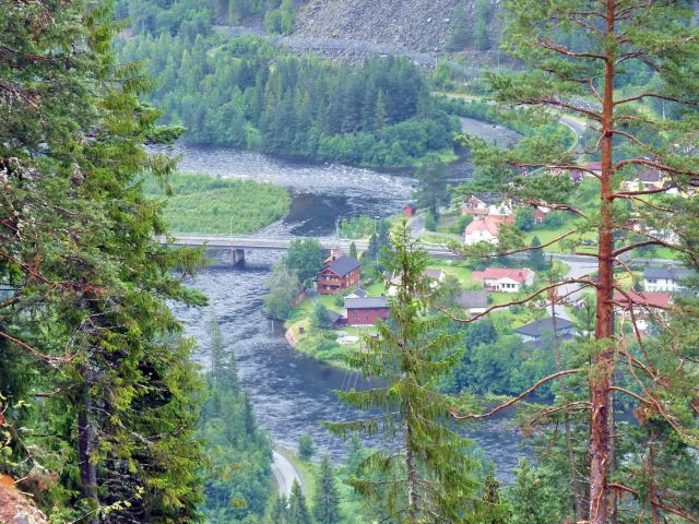 Zdjęcia: Telemark, Telemark, wioska nad fjordem, NORWEGIA Zdjęcia: Telemark, Telemark, wioska nad fjordem, NORWEGIA
