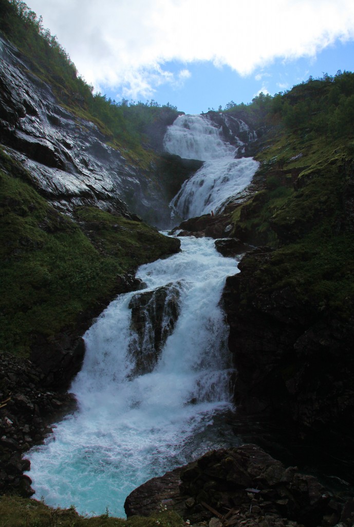Zdjęcia: Aurland, Sogn og Fjordane, Wodospad Kjosfossen, NORWEGIA Zdjęcia: Aurland, Sogn og Fjordane, Wodospad Kjosfossen, NORWEGIA