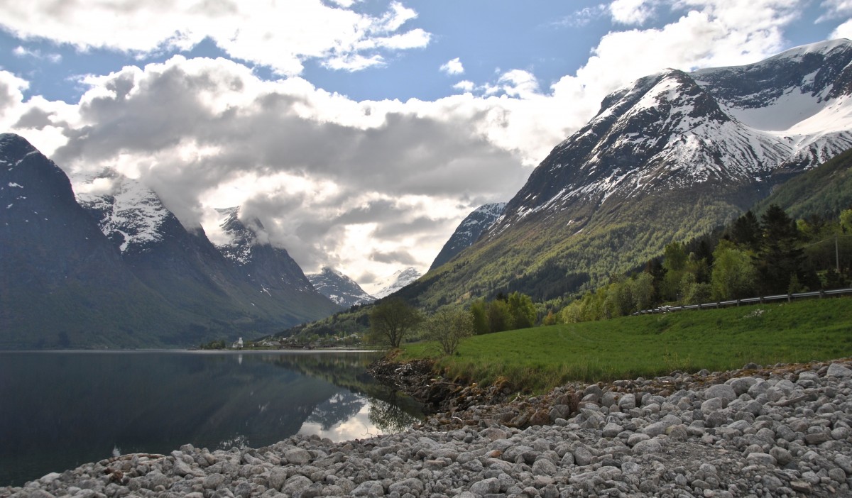 Zdjęcia: Stryn, Sogn og Fjordane, wiosna..., NORWEGIA Zdjęcia: Stryn, Sogn og Fjordane, wiosna..., NORWEGIA