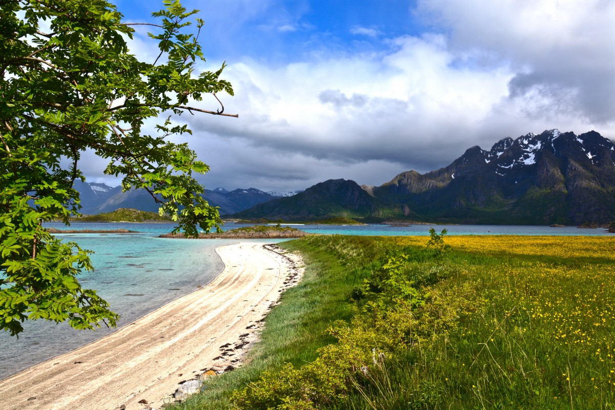 Zdjęcia: Lofoty, Nordland, wiosna..., NORWEGIA Zdjęcia: Lofoty, Nordland, wiosna..., NORWEGIA