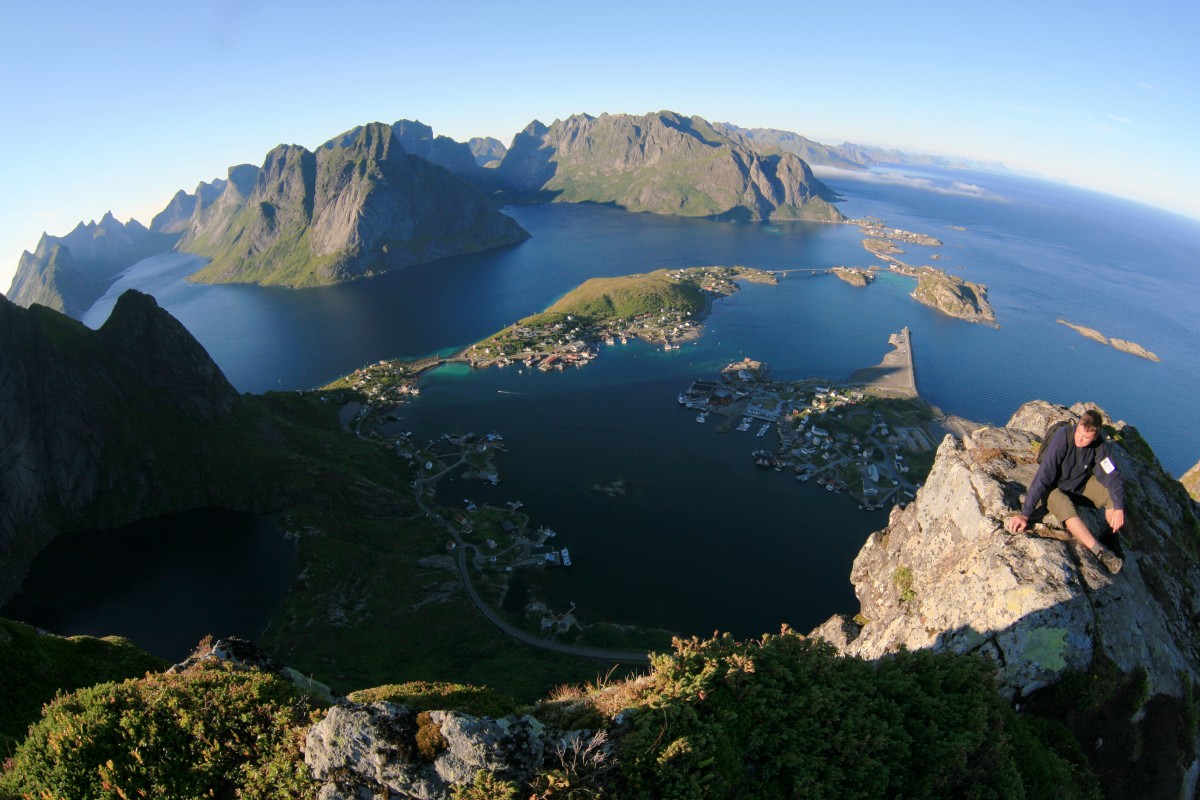Zdjęcia: Reine, Lofoty, Panorama z Reinebringen, NORWEGIA Zdjęcia: Reine, Lofoty, Panorama z Reinebringen, NORWEGIA