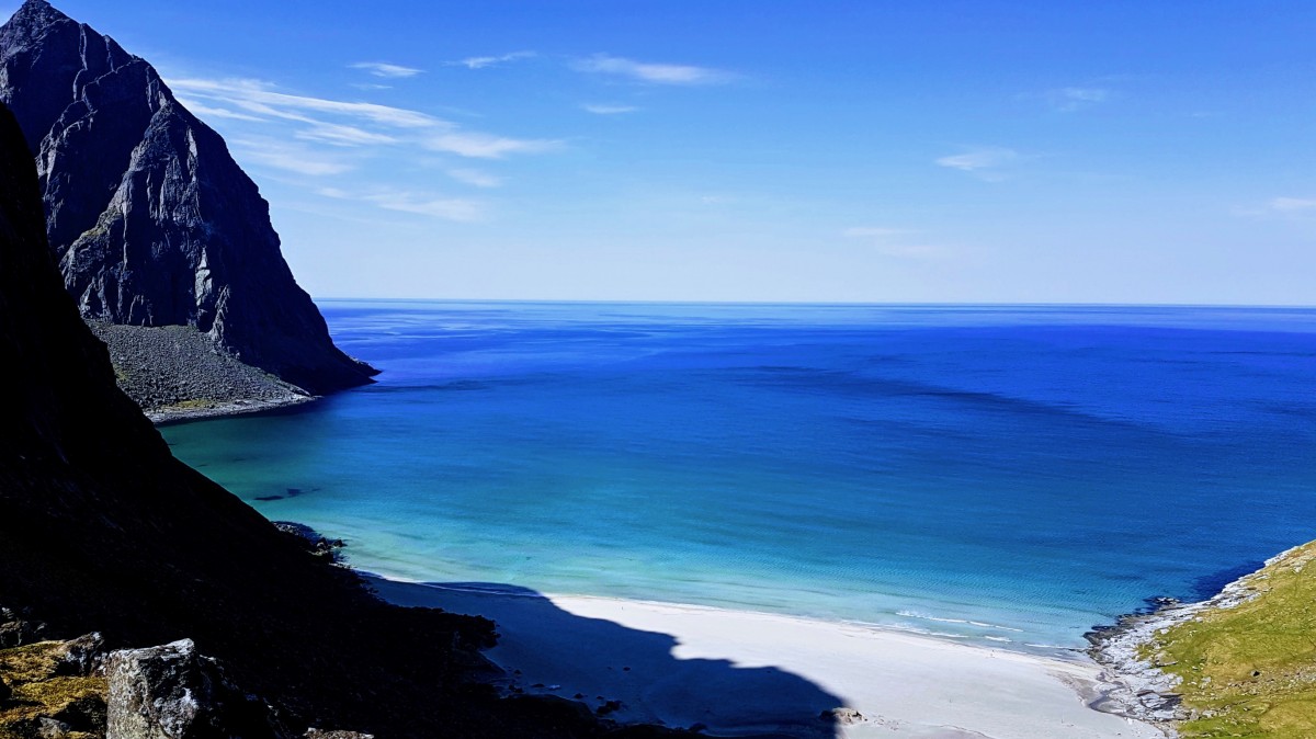 Zdjęcia: Kvalvika, Moskenesøy, Lofoten, NORWEGIA Zdjęcia: Kvalvika, Moskenesøy, Lofoten, NORWEGIA