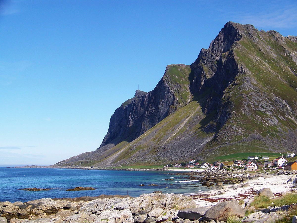 Zdjęcia: Vikten - Flakstadøya, Lofoty, Vikten, NORWEGIA Zdjęcia: Vikten - Flakstadøya, Lofoty, Vikten, NORWEGIA