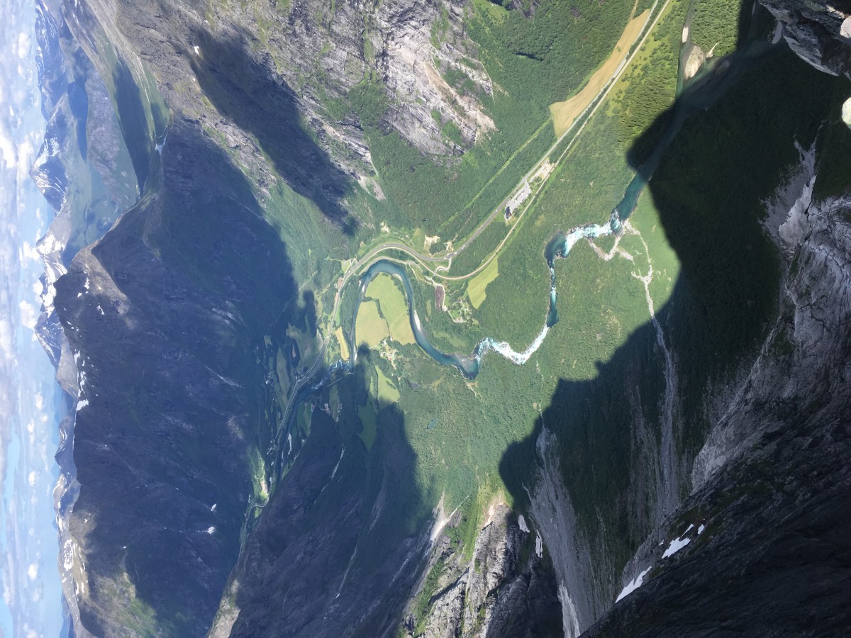 Zdjęcia: Norwegia, Romsdal, Trollveggen, NORWEGIA Zdjęcia: Norwegia, Romsdal, Trollveggen, NORWEGIA