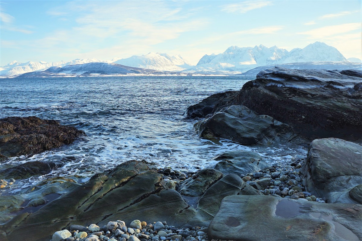 Zdjęcia: Oldervik, Troms, Skalisty brzeg, NORWEGIA Zdjęcia: Oldervik, Troms, Skalisty brzeg, NORWEGIA