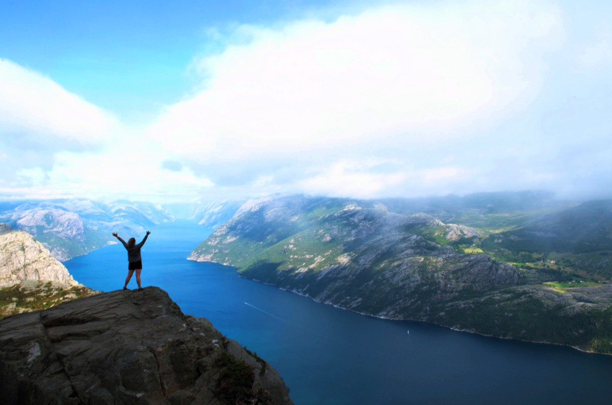 Zdjęcia: Lysefjord, Ryfylke, Preikestolen2, NORWEGIA Zdjęcia: Lysefjord, Ryfylke, Preikestolen2, NORWEGIA