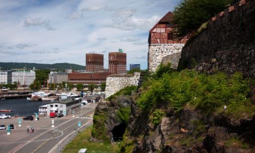 Zdjecie NORWEGIA / - / OSLO / Ratusz