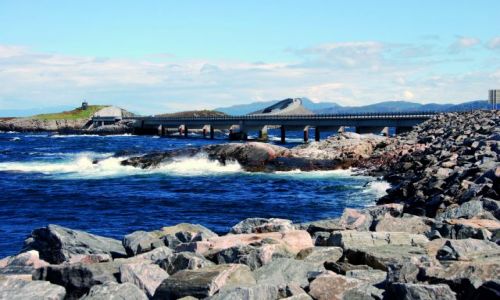 Zdjcie NORWEGIA / Pnocny zachd Norwegii / most / Atlantic Road