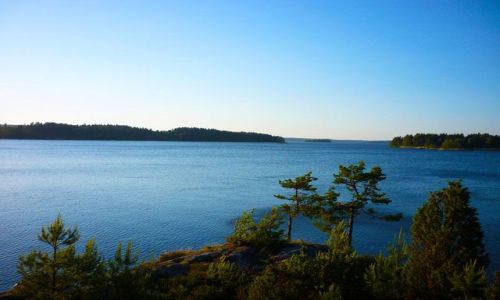 Zdjecie NORWEGIA / Oslo / Rygge / Typowy krajobraz okolic Oslo