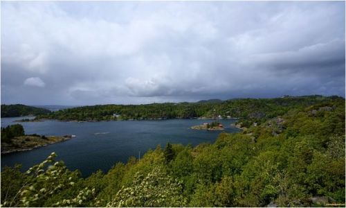 Zdjcie NORWEGIA / -Telemark / Nystrand / Krajobraz