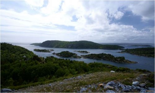 Zdjecie NORWEGIA / -Telemark / Nystrand / Krajobraz