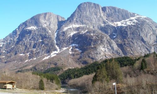 Zdjęcie NORWEGIA / brak / Okolice drogi trola / Kolos