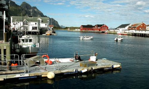 Zdjecie NORWEGIA / - / Norwegia / wioska rybacka
