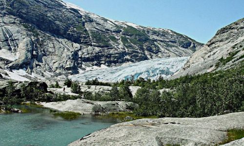 Zdjecie NORWEGIA / - / Norwegia / Lodowiec Jostedalsbreen