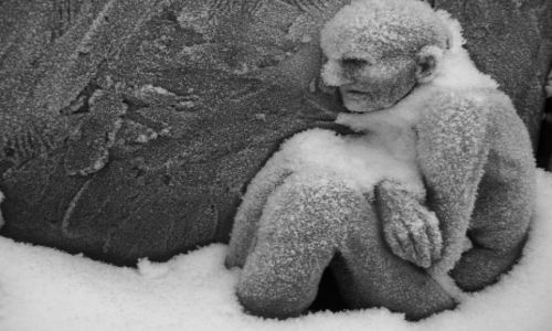 Zdjecie NORWEGIA / - / Oslo, park Vigelanda / Brrr.. :D