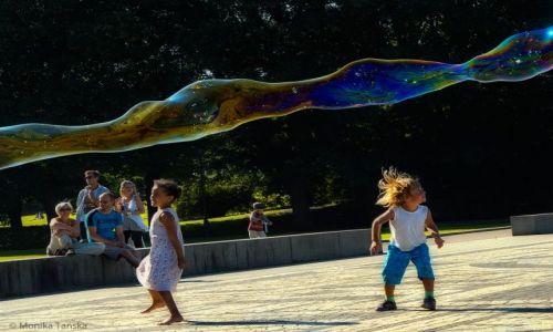 Zdjęcie NORWEGIA / Oslo / Vigelandsparken / Wielka bańka:)