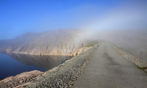 Zdjecie NORWEGIA / Sirdal / Langavatn / MGLISTY PORANEK_1