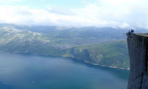 Zdjecie NORWEGIA / Preikestolen / Preikestolen  / konkurs