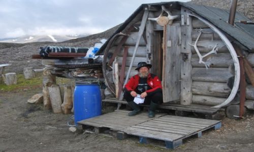 Zdjecie NORWEGIA / Spitsbergen / Wyspa KsiciaKarola / Sauna